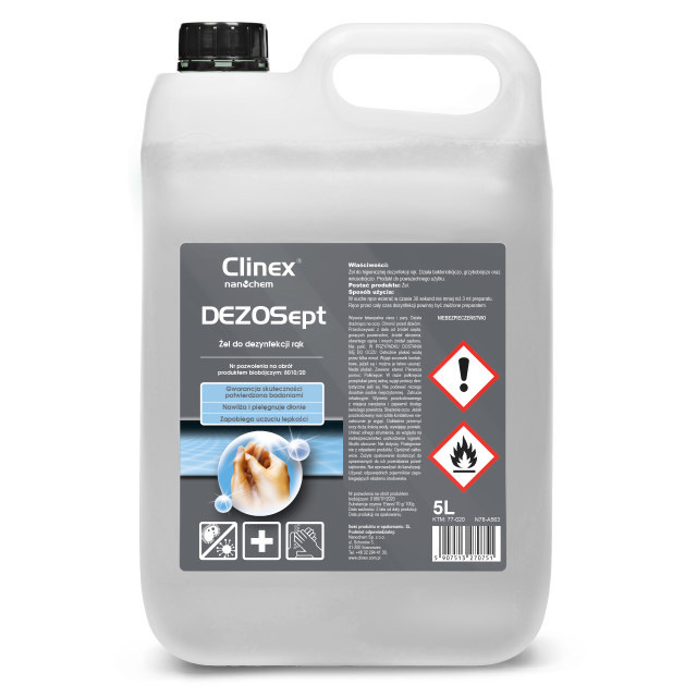 Clinex Dezosept żel 5l Clinex Dezosept żel 5l
