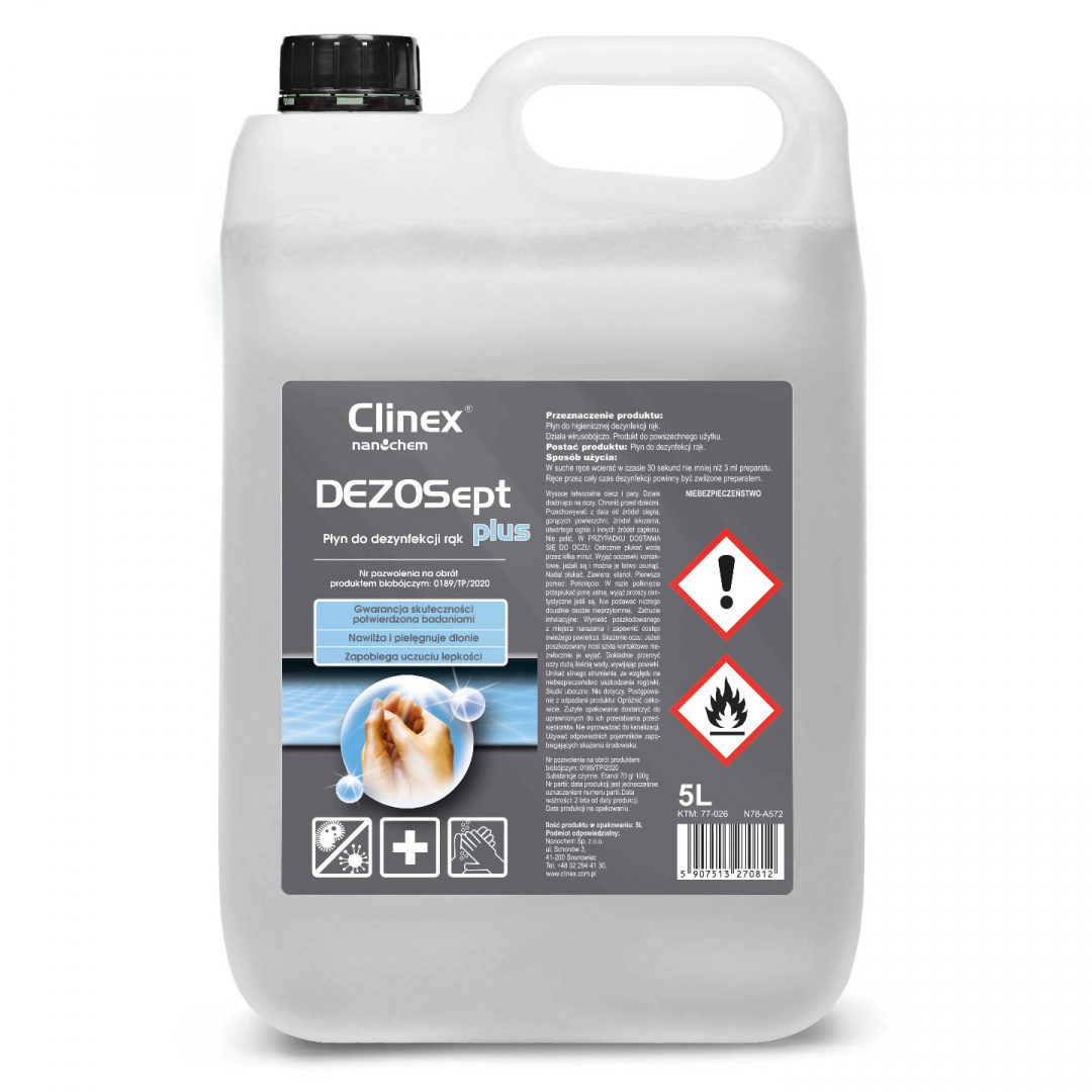Clinex Dezofast Plus 5l Clinex Dezofast Plus 5l