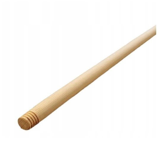 Kij / trzonek do miotły, mopa z gwintem 120cm Kij / trzonek do miotły, mopa z gwintem 120cm