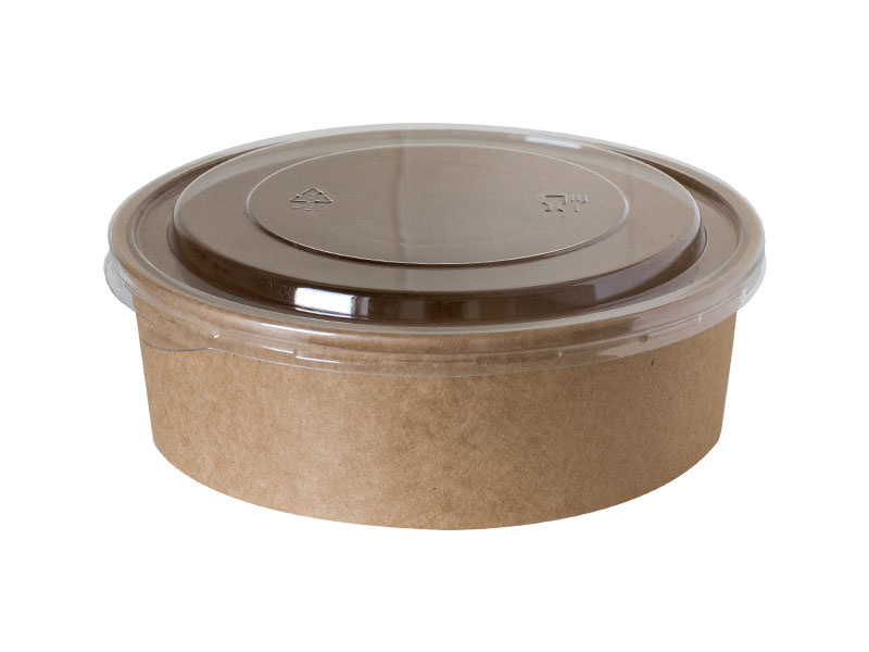 Miska Eko Kraft do sałatek 1100 ml 50 szt Miska Eko Kraft do sałatek 1100 ml 50 szt