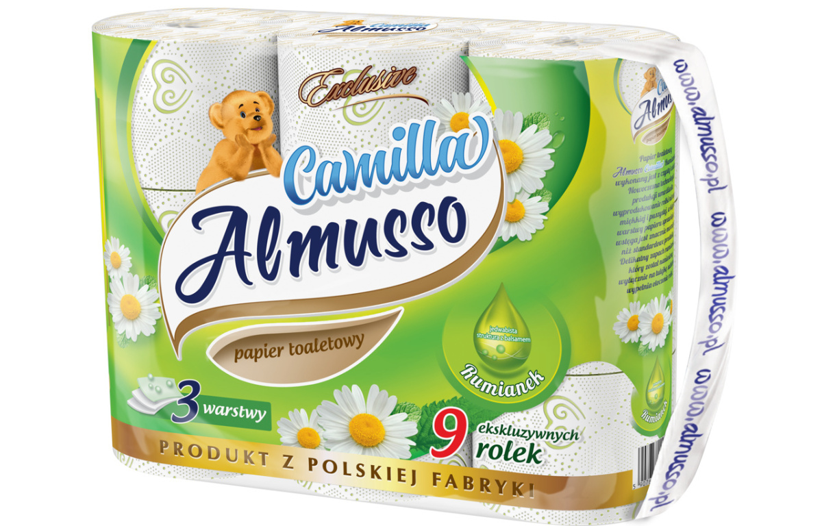 Papier Toaletowy 3 warstwowy z balsamem Camila Almusso Papier Toaletowy 3 warstwowy z balsamem Camila Almusso