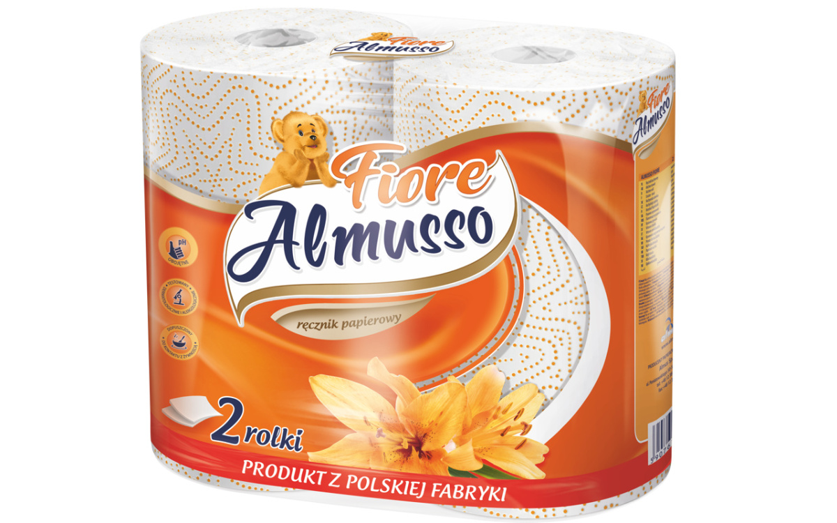 Ręcznik Papierowy 2 warstwowy Almusso Fiore Ręcznik Papierowy 2 warstwowy Almusso Fiore