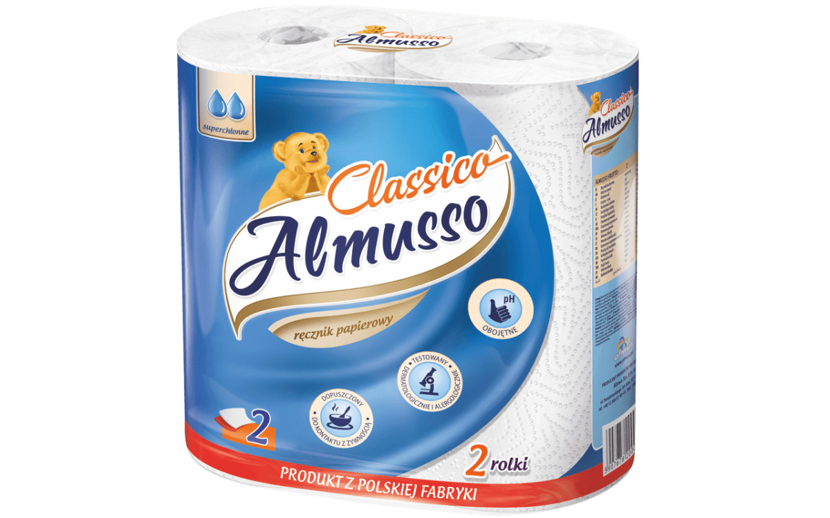 Ręcznik Papierowy 2 warstwowy Almusso Clasico Ręcznik Papierowy 2 warstwowy Almusso Clasico