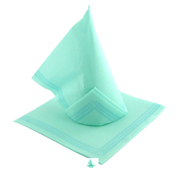 Serwetka restauracyjna 38x38 cm Tendance miętowa z paskiem Serwetka restauracyjna 38x38 cm Tendance miętowa z paskiem