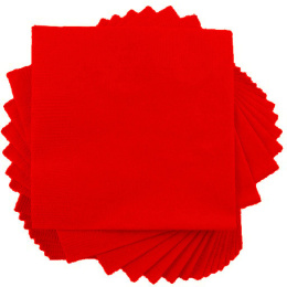 Serwetki Papierowe Czerwone 33/33 500 szt