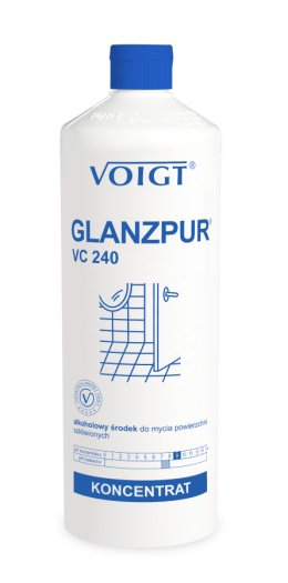 VOIGT VC 240 GLANZPUR Alkoholowy środek do mycia powierzchni szkliwionych 1L