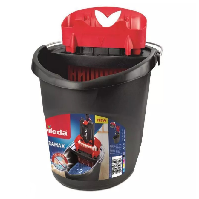 Wiadro Vileda z wyciskaczem do mopa Ultramax Wiadro Vileda z wyciskaczem do mopa Ultramax