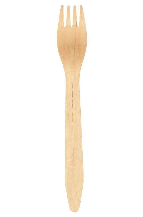 Widelec drewniany eko jednorazowy 16,5cm 100szt. Widelec drewniany eko jednorazowy 16,5cm 100szt.