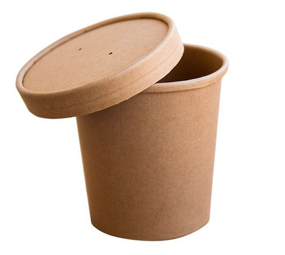 Wieczko - dekiel papierowy, kraftowy do miski na zupę 770 ml 25szt. Wieczko - dekiel papierowy, kraftowy do miski na zupę 770 ml 25szt.