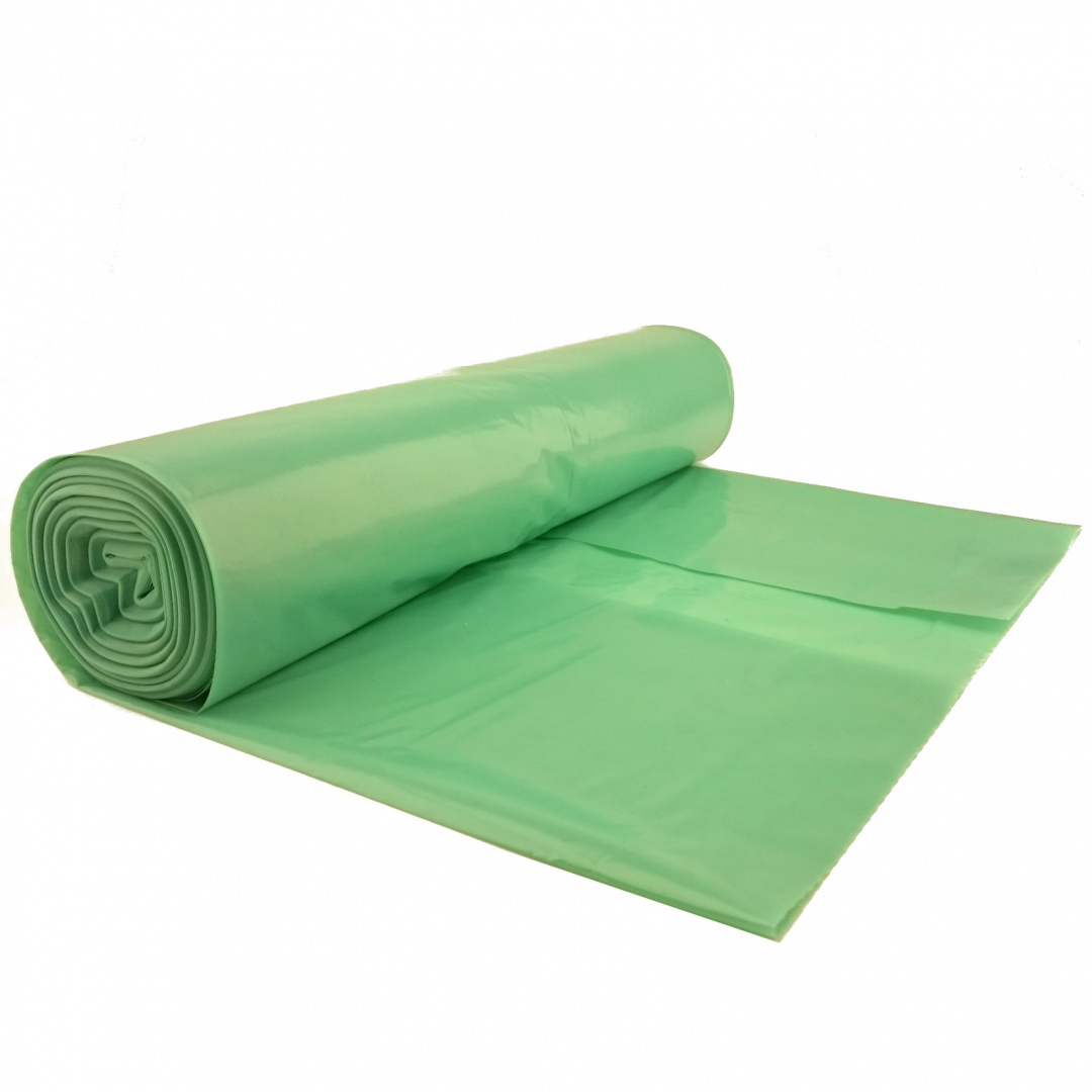 Worki na śmieci 160l Zielone LDPE A10 Worki na śmieci 160l Zielone LDPE A10