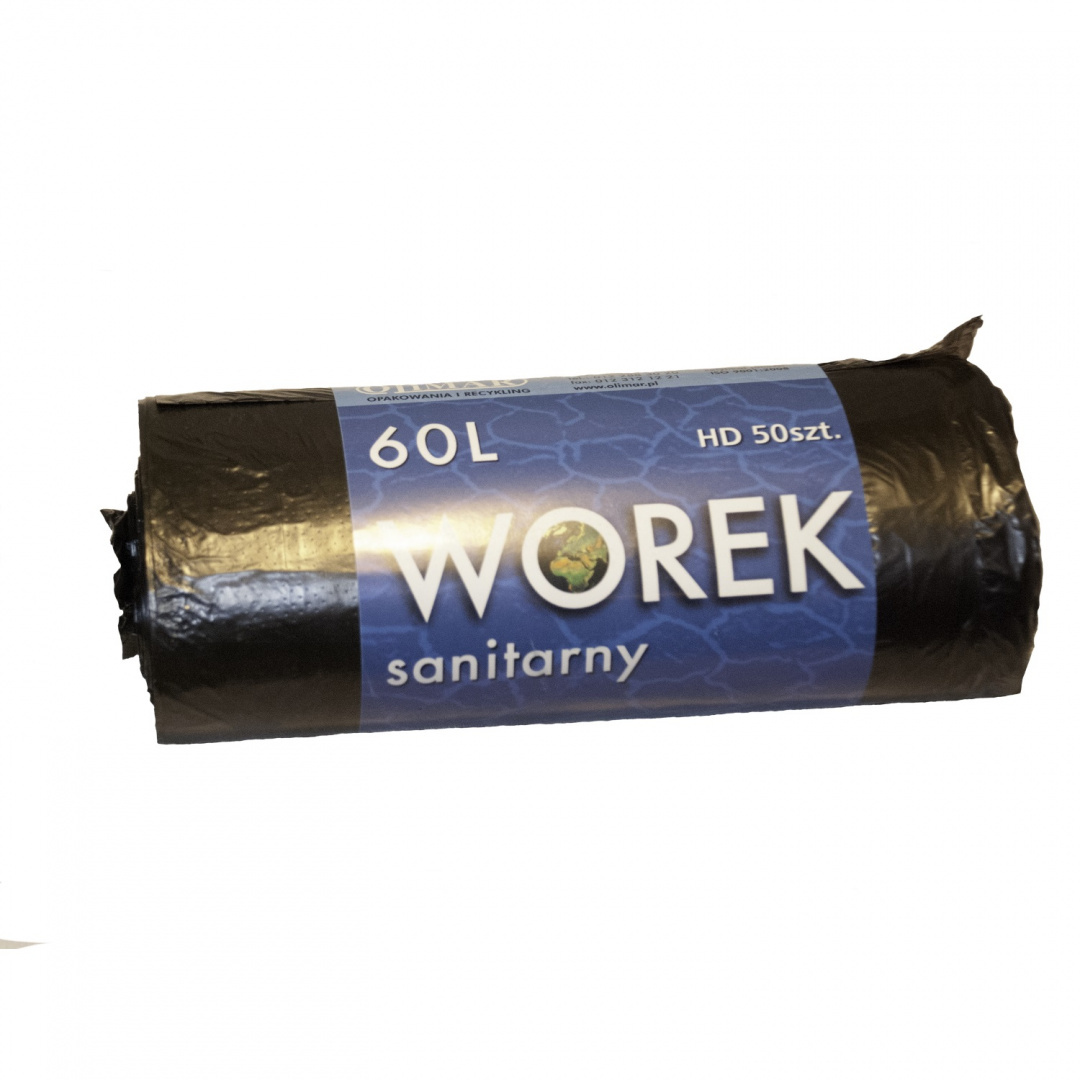 Worki na śmieci 60l Czarne 50 szt Worki na śmieci 60l Czarne 50 szt