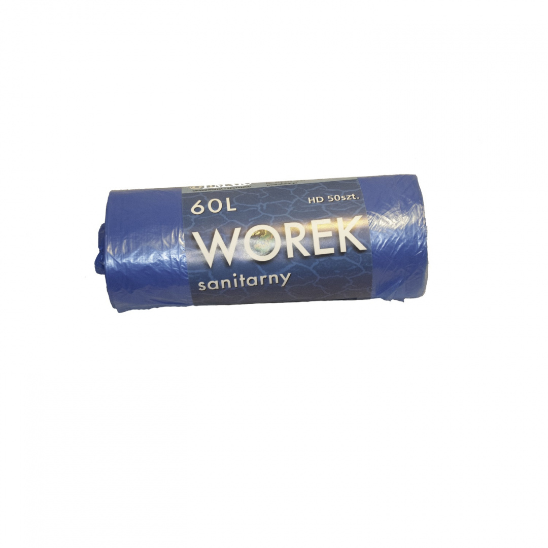 Worki na śmieci 60l Niebieskie 50 szt Worki na śmieci 60l Niebieskie 50 szt