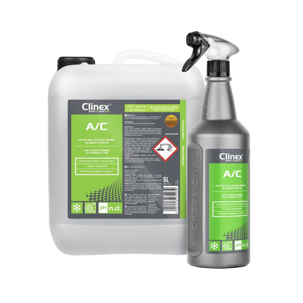 Clinex A/C 5L - Płyn czyszczący do klimatyzacji Clinex A/C 5L - Płyn czyszczący do klimatyzacji