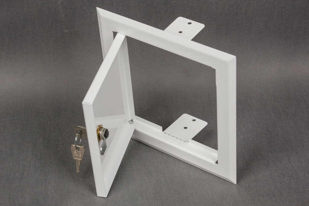 Drzwiczki rewizyjne metalowe 40x40 Klucz Drzwiczki rewizyjne metalowe 40x40 Klucz