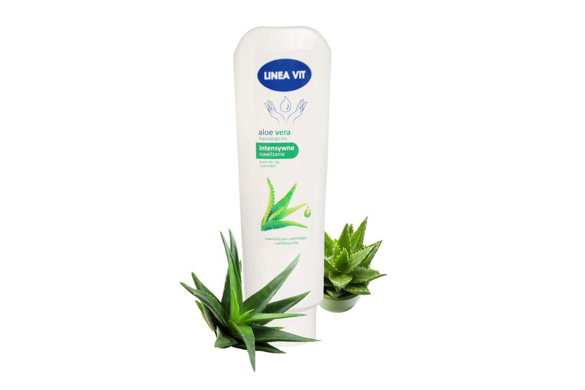 Krem do pielęgnacji rąk i paznokci Linea VIT Aloe Vera 100ml Krem do pielęgnacji rąk i paznokci Linea VIT Aloe Vera 100ml