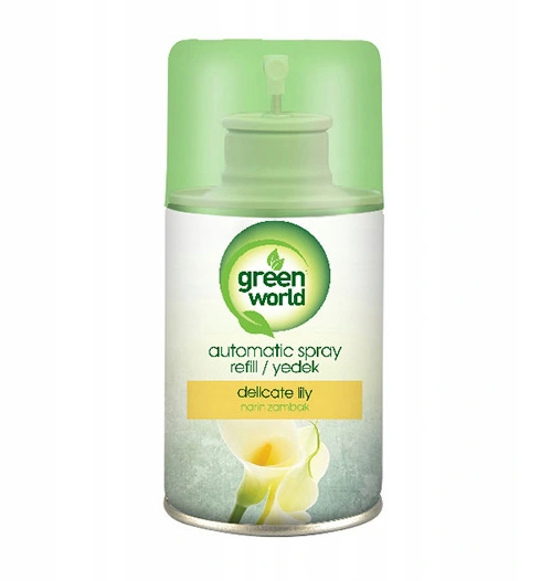 Odświeżacz GREEN WORLD 250ml Matic Delikatna Lilia Odświeżacz GREEN WORLD 250ml Matic Delikatna Lilia