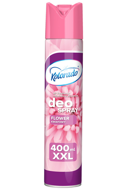 Odświeżacz powietrza Kolorado 400ml spray Kwiatowy Odświeżacz powietrza Kolorado 400ml spray Kwiatowy
