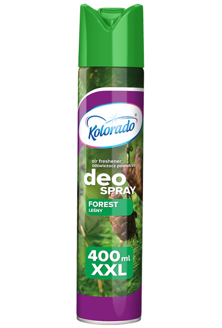Odświeżacz powietrza Kolorado 400ml spray Leśny Odświeżacz powietrza Kolorado 400ml spray Leśny