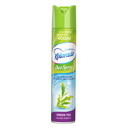Odświeżacz powietrza Kolorado 400ml spray Zielona Herbata Odświeżacz powietrza Kolorado 400ml spray Zielona Herbata