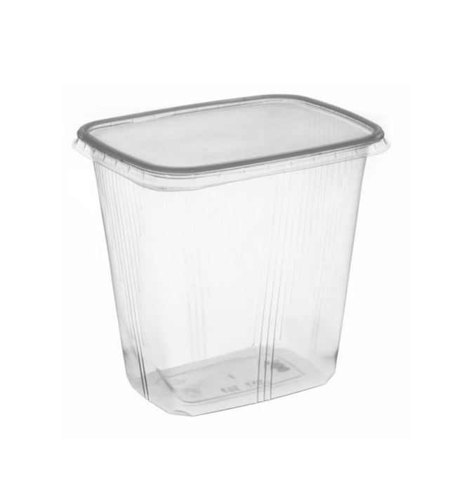 Pojemnik na surówkę prostokątny PP 500ml 100szt Pojemnik na surówkę prostokątny PP 500ml 100szt