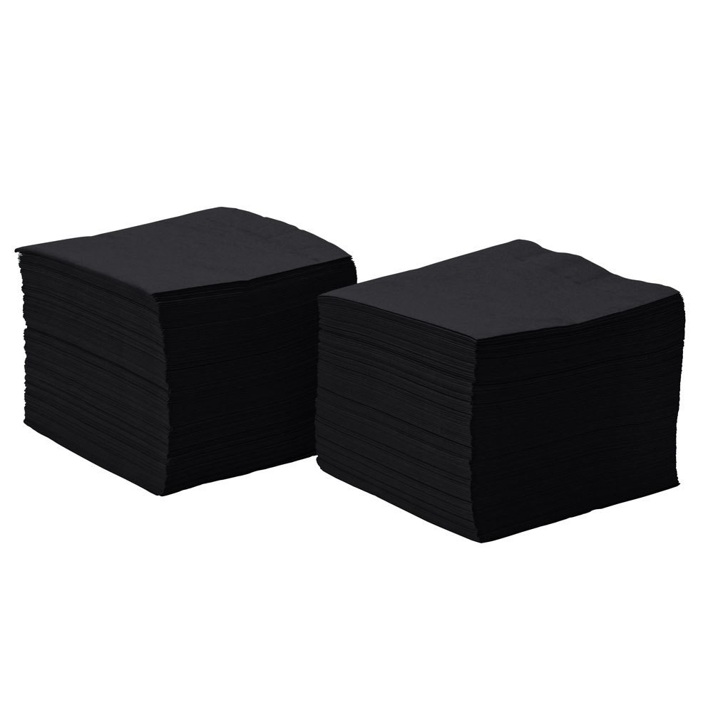Serwetki Papierowe Czarne 24/24 2warstowe 400 szt Serwetki Papierowe Czarne 24/24 2warstowe 400 szt