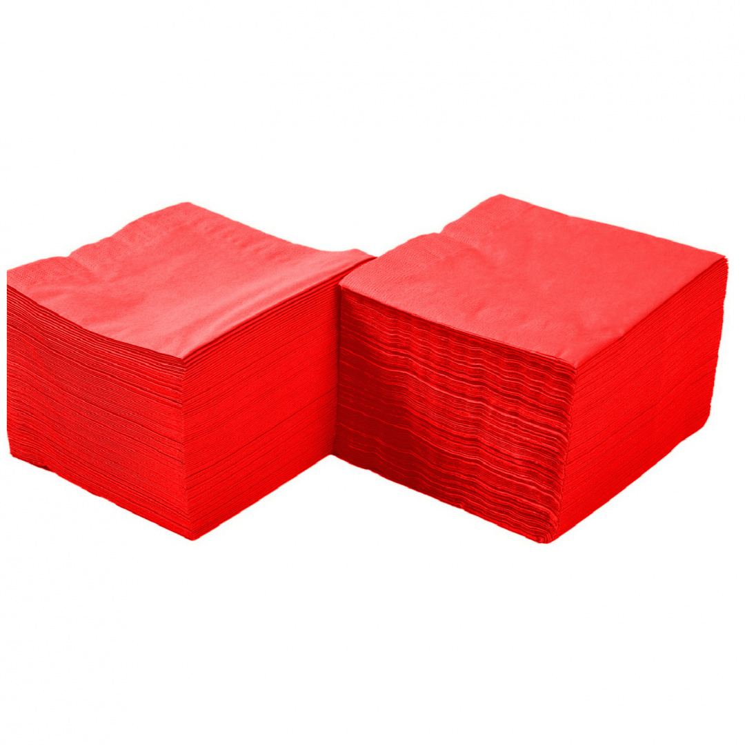 Serwetki Papierowe Czerwone 33/33 2 warstowe 250 szt Serwetki Papierowe Czerwone 33/33 2 warstowe 250 szt