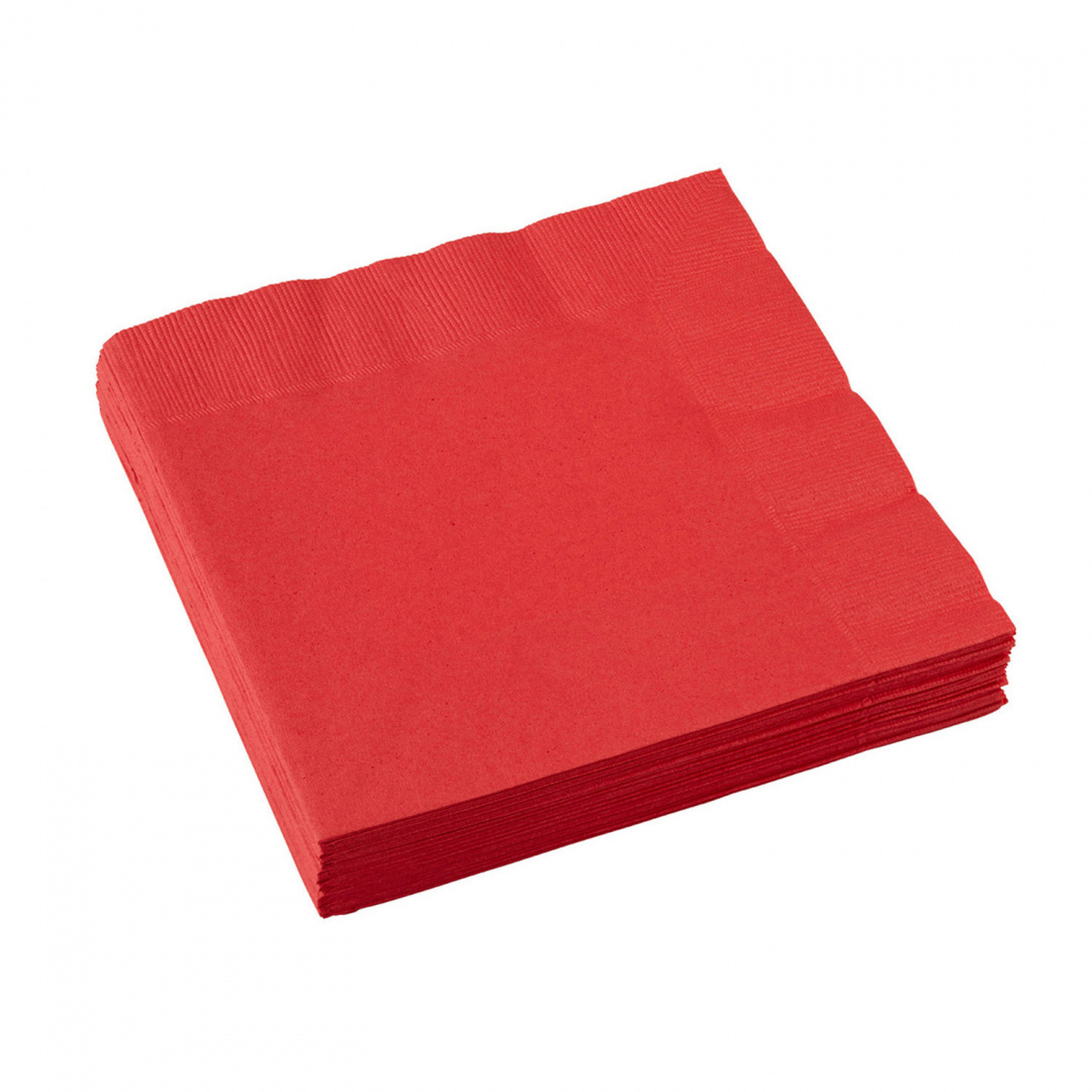 Serwetki Papierowe Czerwone 33/33 2 warstowe 250 szt Serwetki Papierowe Czerwone 33/33 2 warstowe 250 szt