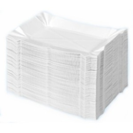 Tacka papierowa prostokątna biała 20x25 100szt.