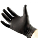 Rękawice Nitrylowe bezpudrowe M 100szt BLACK